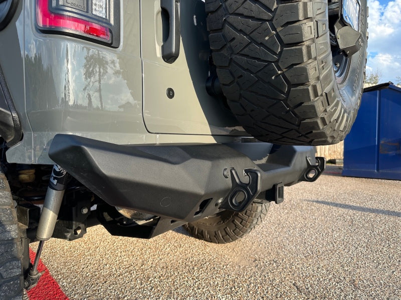 Rival Rear Aluminum Stubby Bumper | Jeep Wrangler JL (18-25) (2D.2709.2-NL)