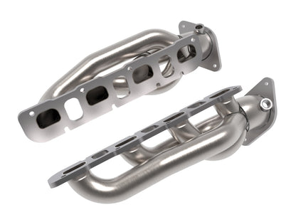 AFE Twisted Steel Shorty Headers: Ram 6.4L 392 2500 / 3500 2019 - 2025 Bundle