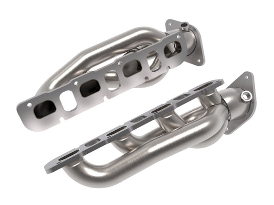 AFE Twisted Steel Shorty Headers: Ram 6.4L 392 2500 / 3500 2019 - 2025 Bundle