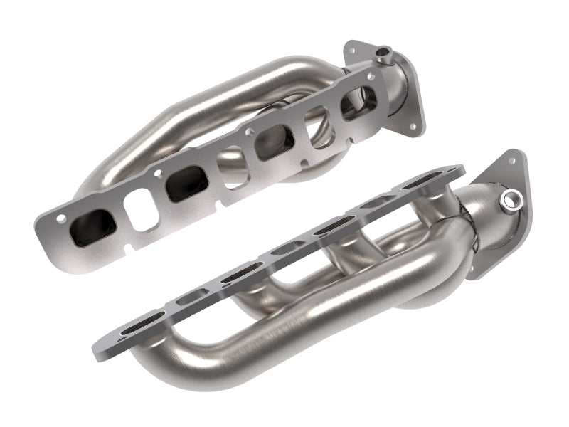 AFE Twisted Steel Shorty Headers: Ram 6.4L 392 2500 / 3500 2019 - 2025 Bundle