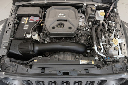 K&N 63 Series Cold Air Intake: Jeep Wrangler 2.0L Turbo 2019-2021