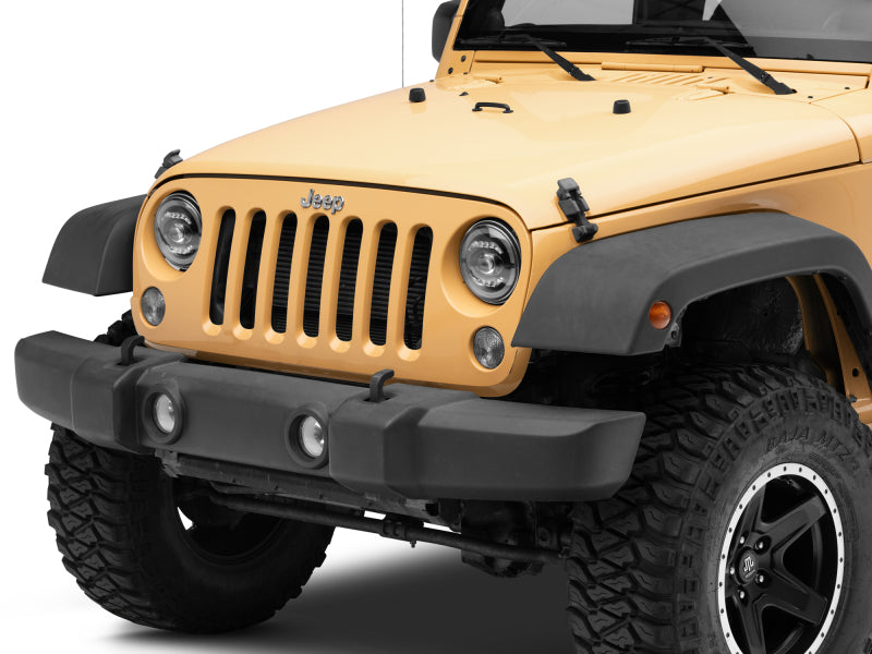 Raxiom Axial Series LED Headlights (FRONT) w/ Black Housing: Jeep Wrangler (07-18)