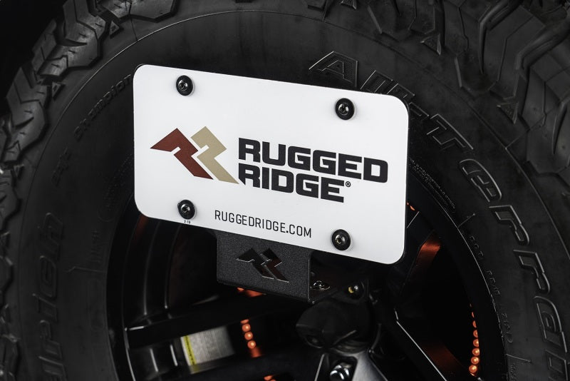 Rugged Ridge Tag Relocation Bracket Rear | Jeep Wrangler JL (18-25) / JK (07-18)