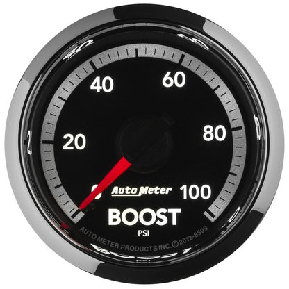 AutoMeter Gen4 Dodge Factory Match 52.4mm Mechanical Boost Gauge | Dodge / Jeep (09-18) (8509)