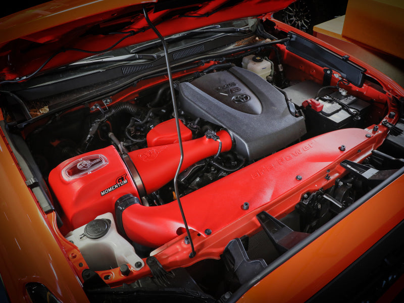 aFe POWER Momentum GT Red Edition Cold Air Intake | Toyota Tacoma V6 3.5L (16-23) (51-76005-R)