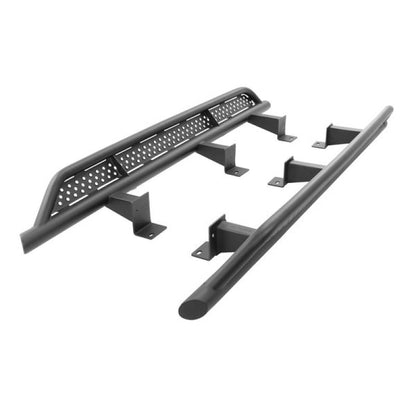 Go Rhino Frame Mounted Sliders | Toyota Tacoma (16-19) / 2020-23 Textured Black (FS4429T)