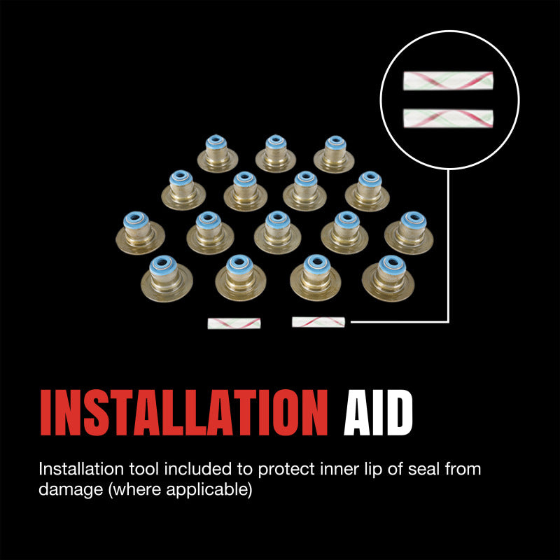 Fel-Pro Valve Stem Oil Seal Set | Ford Ranger (19-26) / Bronco (21-26) (SS72917)