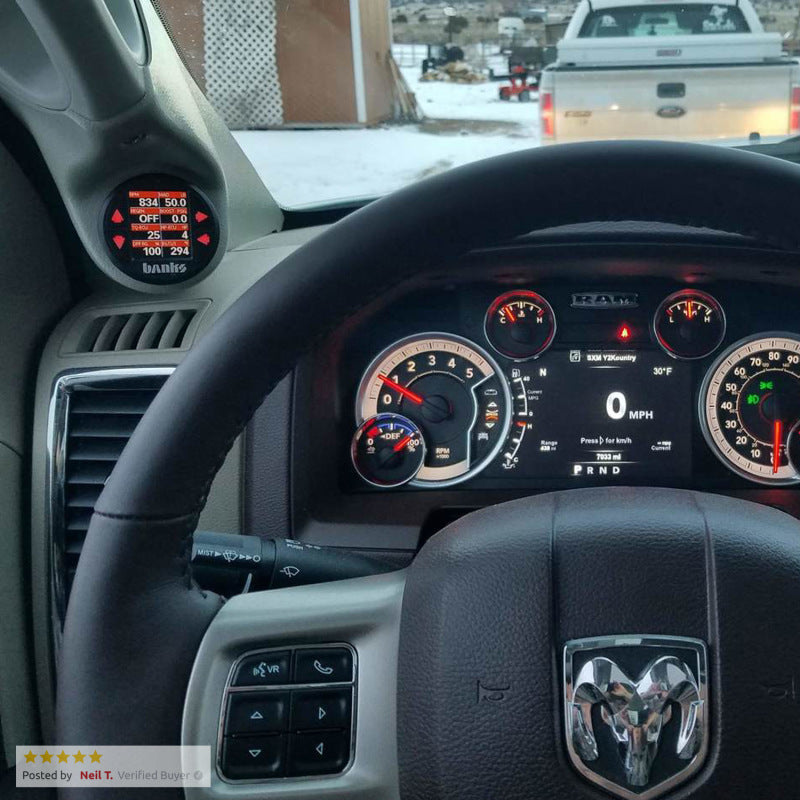 Banks Power Derringer Gen 2 Tuner w/ iDash DataMonster: Fits Jeep / Ram 3.0L EcoDiesel (18-26)