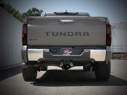 aFe Vulcan Series 2.5in to 3in SS Cat-Back Exhaust w/ Black Tip | Toyota Tundra (22) (49-36061-B)