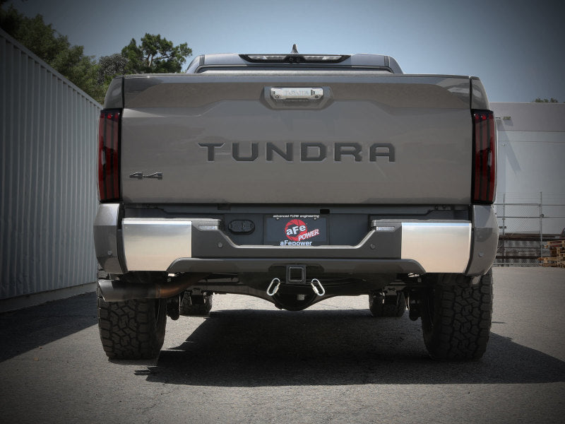 aFe Vulcan Series 2.5in to 3in SS Cat-Back Exhaust w/ Black Tip | Toyota Tundra (22) (49-36061-B)