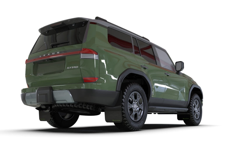 Rally Armor Overtrail Black UR Mud Flaps | Lexus GX 550 (24-26) (MF142-UR-BLK-MBK)