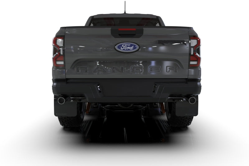 Rally Armor Black UR Mud Flap | Ford Ranger (19-26) (MF123-UR-BLK-BL)