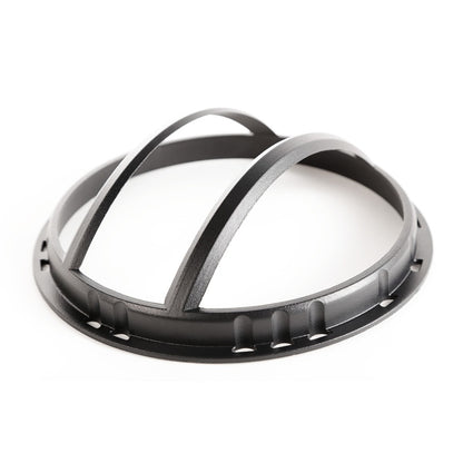 Rugged Ridge Black Elite Pivotal Headlight Euro Guard: Fits Most Jeep Wrangler Models (2007-2018)