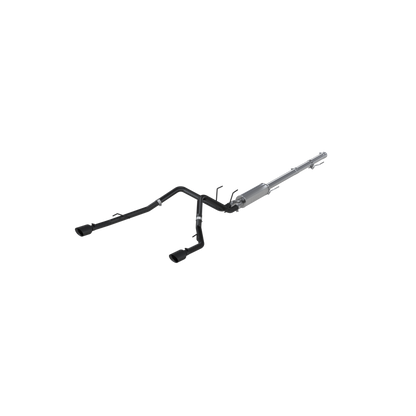 MBRP Cat-Back Dual 2 1/2" Rear Exit Exhaust (Black Coated): Dodge Ram 5.7L Hemi 2009 - 2018