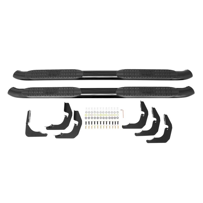 Westin PRO TRAXX 4 Oval Nerf Step Bars: Fits Dodge / Ram (02-26) - Black