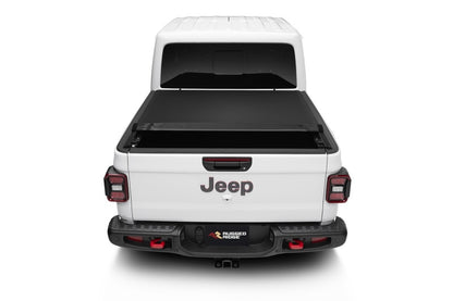 Rugged Ridge Armis Soft Rolling Bed Cover: Jeep Gladiator (18-26) - Matte Black Fabric