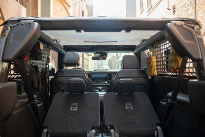 DV8 Offroad 21-24 Ford Bronco 2-Door Rear Window Molle Panels | Ford Bronco (21-26) (MPBR-12)