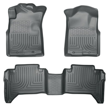 Husky Liners WeatherBeater Combo Grey Floor Liners | Toyota Tacoma (05-15) (98952)