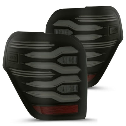 AlphaRex LUXX-Series LED Tail Lights Black w/ Seq | Toyota 4Runner (10-21) (690040)