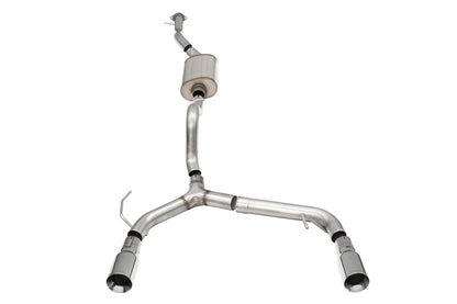 Corsa 21-25 Ford Bronco 2.3L 2.75in Cat-Back Dual Rear Exhaust w/ 4in Tips | Ford Bronco (21-26) (21206)