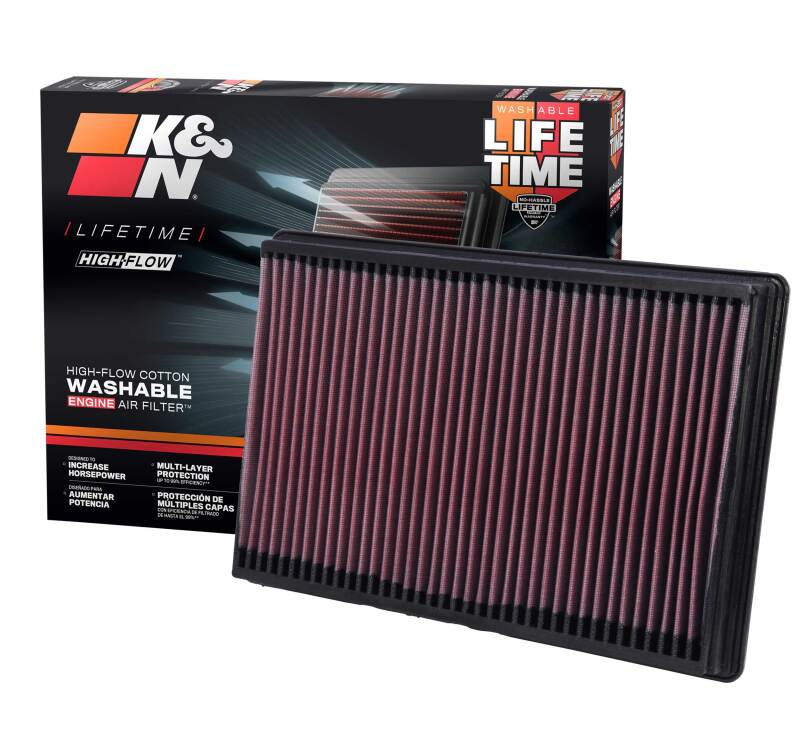K&N Air Filter: Dodge Ram 2002 - 2010 (All Models) / Ram 2011 - 2018 (All Models)