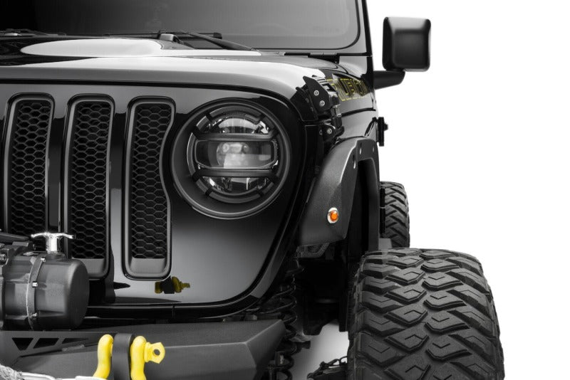 Bushwacker Trail Armor Fender Delete Kit (F&R): Jeep Wrangler (18-24) - Black Textured
