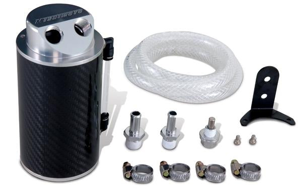 Mishimoto Baffled Oil Catch Can (FRONT): Jeep Wrangler JK 2007-2011 3.8L