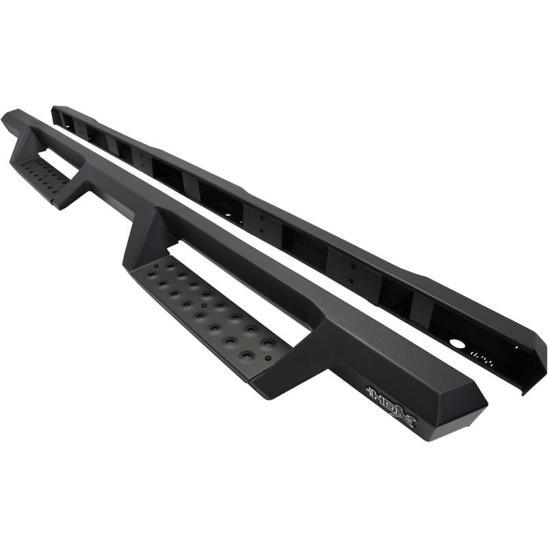 Westin HDX Textured Black Drop Nerf Step Bars: Fits Dodge / Ram (07-26)