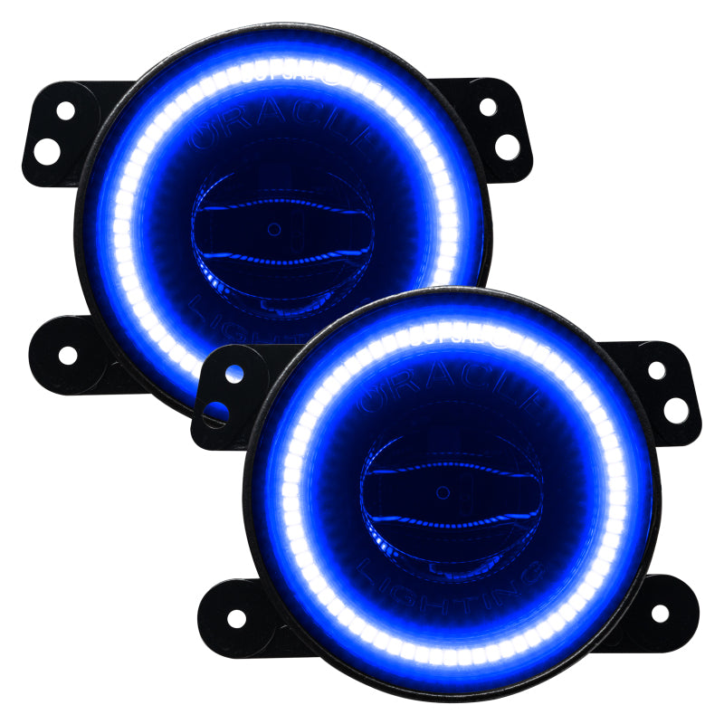 ORACLE Lighting Hi-Perf LED Fog Lights (FRONT): Jeep Wrangler / Gladiator (07-26) - Black