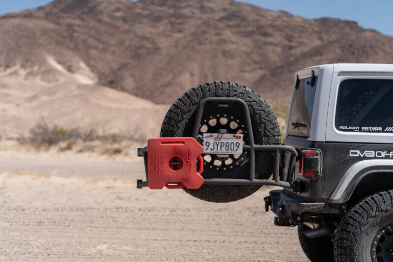DV8 Offroad Body Mounted Tire Carrier | Jeep Wrangler JL (18-25) (TCJL-14)