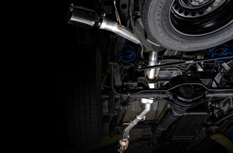 AWE Tread Edition Cat-Back Exhaust (Single Side Exit, Black Tip): Jeep Gladiator 3.6L V6 2020 - 2025