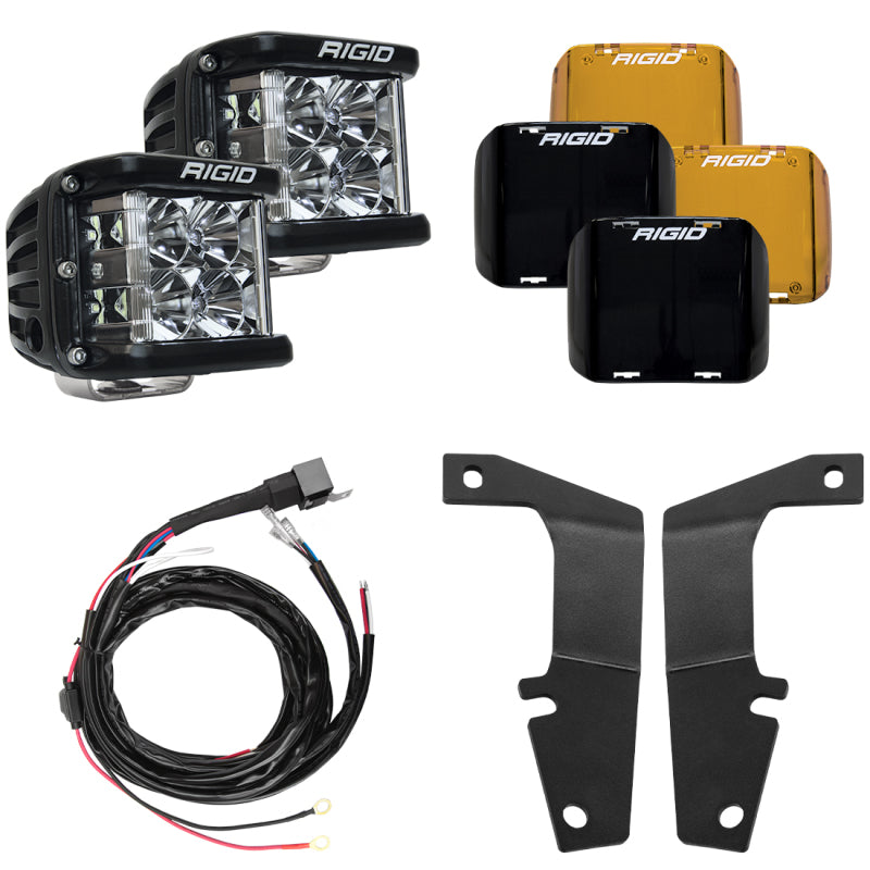 Rigid Industries 10-20 Toyota 4Runner A-Pillar Light Kit | Toyota 4Runner (10-20) (46703)