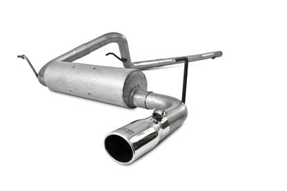MBRP Aluminum Cat Back Single Rear Exit Exhaust: Jeep Wrangler (07-17) / Wrangler JK (18)