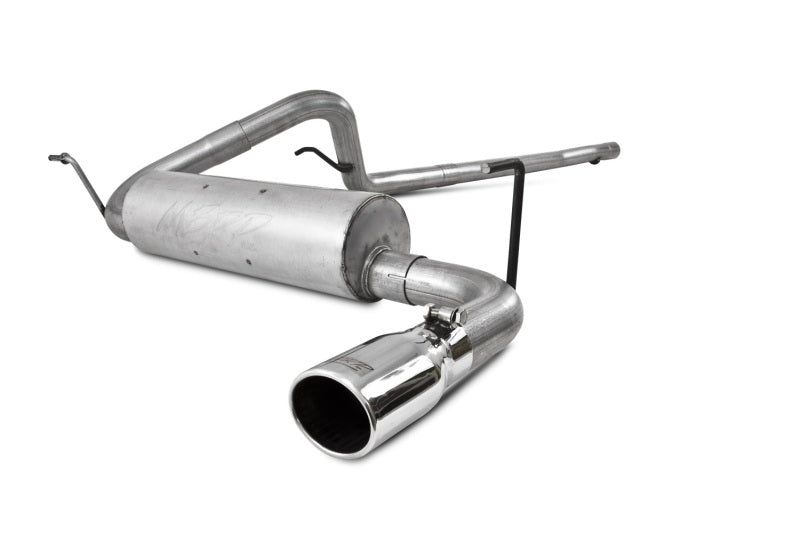 MBRP Aluminum Cat Back Single Rear Exit Exhaust: Jeep Wrangler (07-17) / Wrangler JK (18)