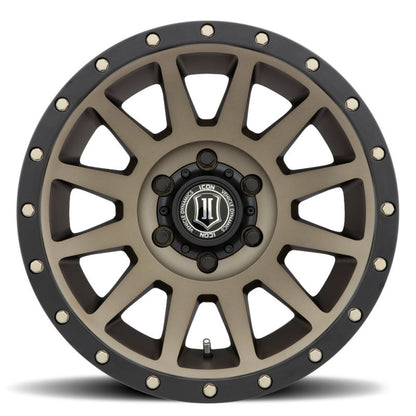 ICON 18x9 6x5.5 0mm Offset 5in BS Bronze Wheel | Ford Bronco (21-26) (2018908350BR)