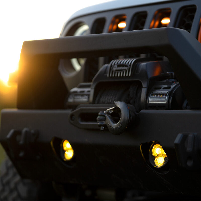 KC HiLiTES 97147 2 LED Fog Lights Kit | Jeep Wrangler JL / Gladiator JT (18-25 / 20-23) (97147)