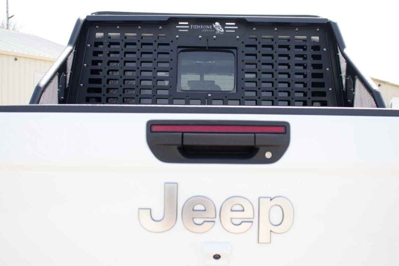 Fishbone Offroad Chase Rack w/ Molle Panel: Jeep Gladiator 2020-2024