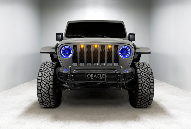 ORACLE Lighting Bi-LED Projector Headlights w/ BC1 Controller: Jeep Gladiator / Wrangler JL (18-24)