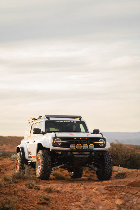 DV8 Offroad 2022+ Ford Bronco Raptor Tube Front Bumper | Ford Bronco (21-26) (FBFR-02)