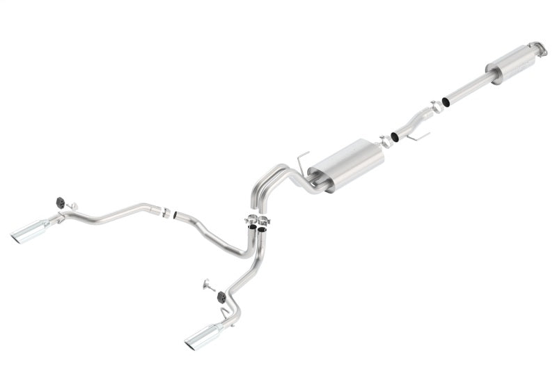 Borla 3" Touring Single Split Rear Exhaust | Ford F-150 (15-17, 18-20)