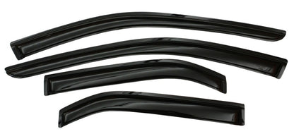 AVS Ventvisor Outside Mount Window Deflectors (4PC, Smoke): RAM 1500 Crew Cab 2019 - 2025