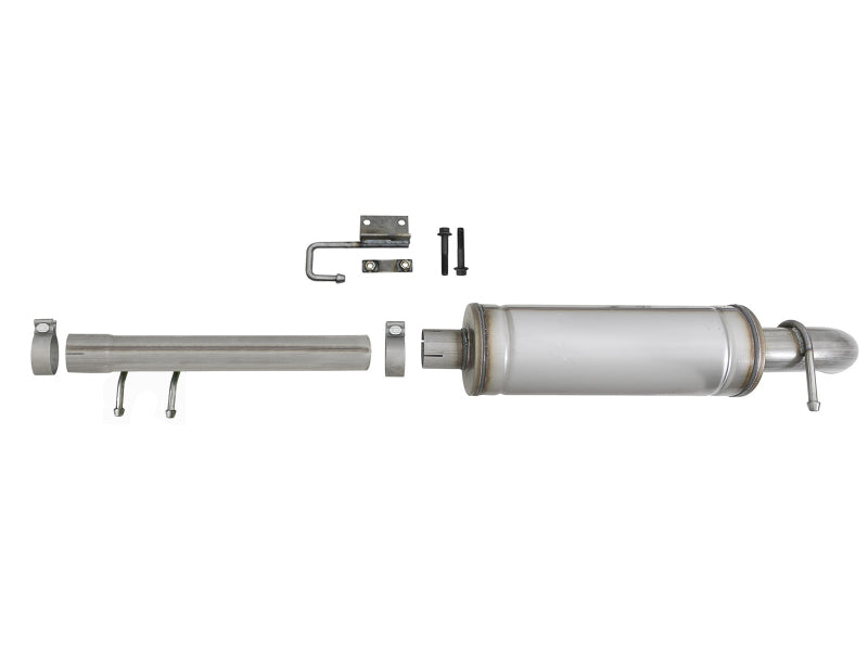 aFe ROCK BASHER Cat-Back Exhaust 2.5" to 3" Tip (REAR): Jeep Wrangler JK 2007-2018 3.8/3.6L