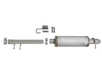 aFe ROCK BASHER Cat-Back Exhaust 2.5" to 3" Tip (REAR): Jeep Wrangler JK 2007-2018 3.8/3.6L