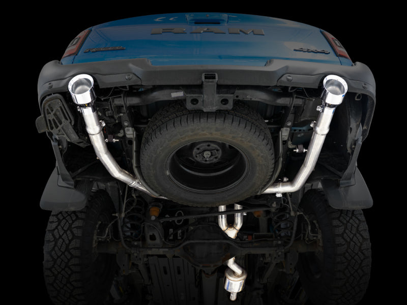 AWE 0FG Cat-Back Exhaust (Dual Rear Bumper Exit, Polished Tips): Ram 5.7L Hemi 1500 2019 - 2024