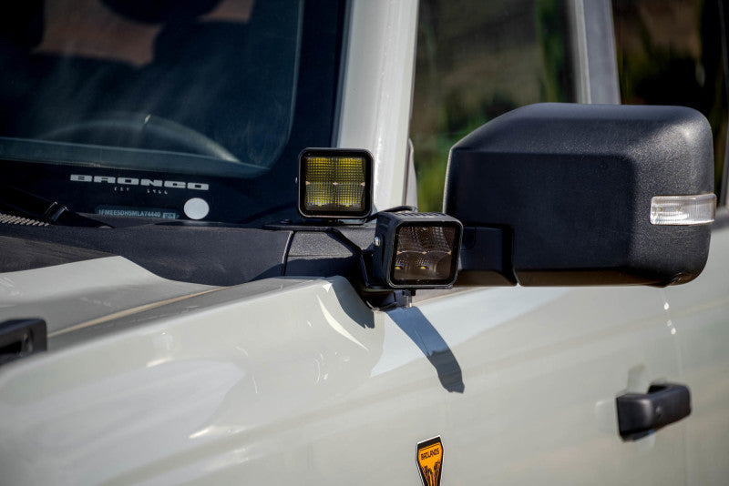 DV8 Offroad A Pillar Dual Light Pod Drop Mounts | Ford Bronco (21-26) (LBBR-08)
