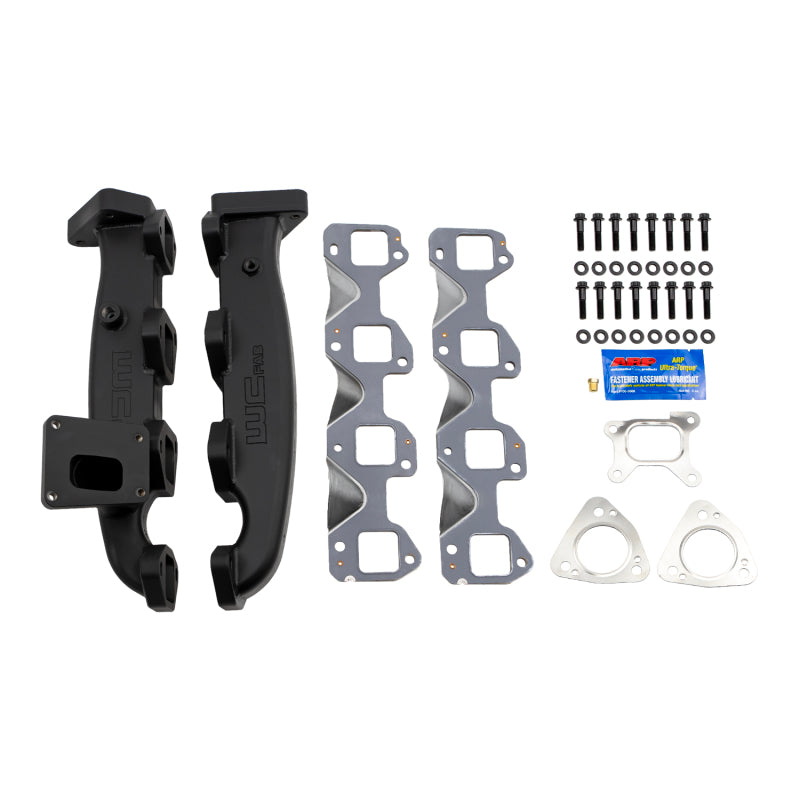 Wehrli Billet Exhaust Manifold & Stainless Up Pipe Kit | Chevrolet Silverado 2500HD / 3500HD / GMC Sierra 2500HD / 3500HD (20-26) (WCF100226)