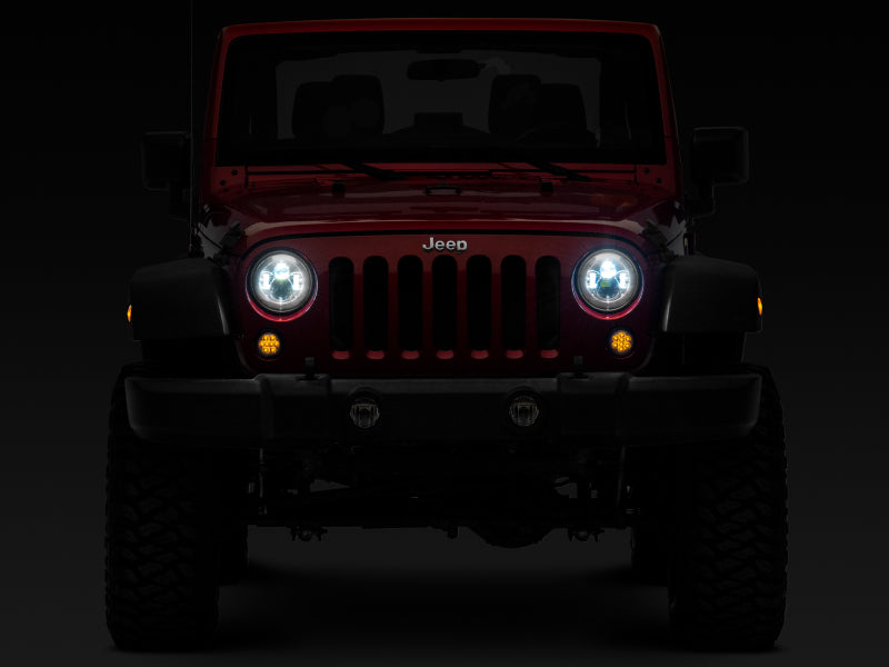 Raxiom 97-18 Jeep Wrangler Axial LED Daymaker Headlights | Jeep Wrangler (97-18) (J108043)
