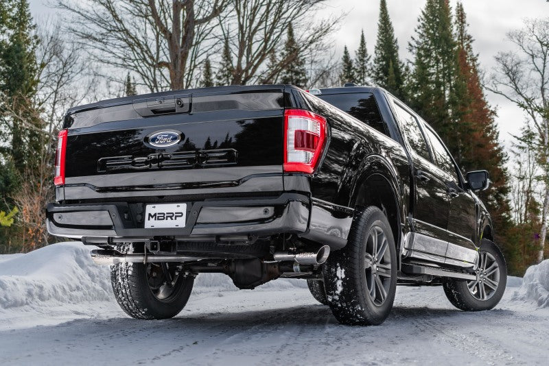MBRP 3in Aluminized Steel Cat-Back Exhaust w/ Dual Split Side Exit | Ford F150 21+ (S5213AL)