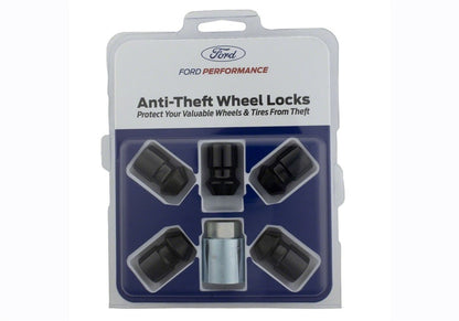 Ford Racing M12X1.5 Black Security Lug Nut Set | Ford Bronco (21-26) (M-1A043-B5)