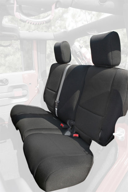 Rugged Ridge Neoprene Seat Cover Kit (F&R): Jeep Wrangler (07-18) - Black